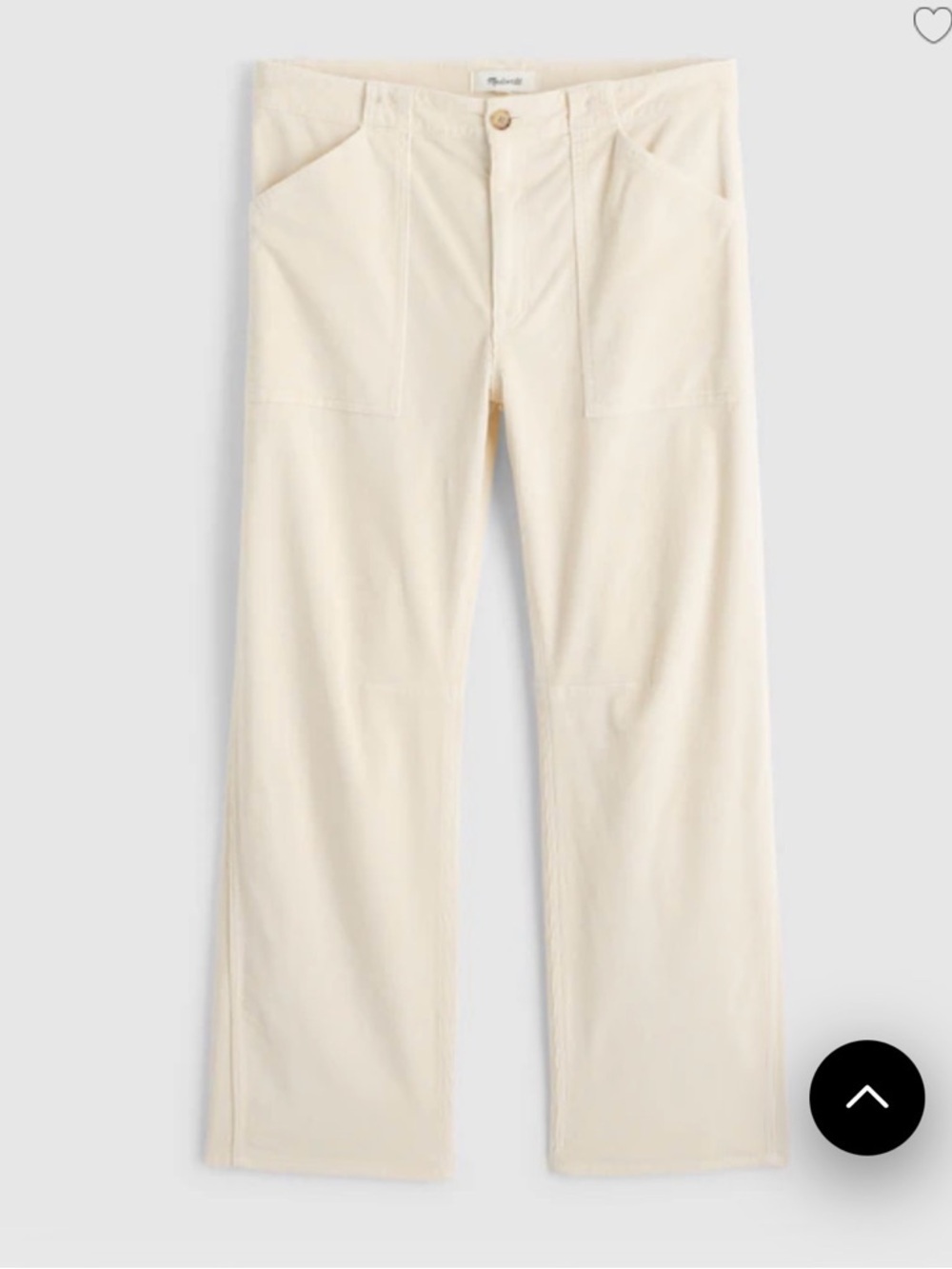 The Darted Barrel-Leg Utility Pant in Corduroy